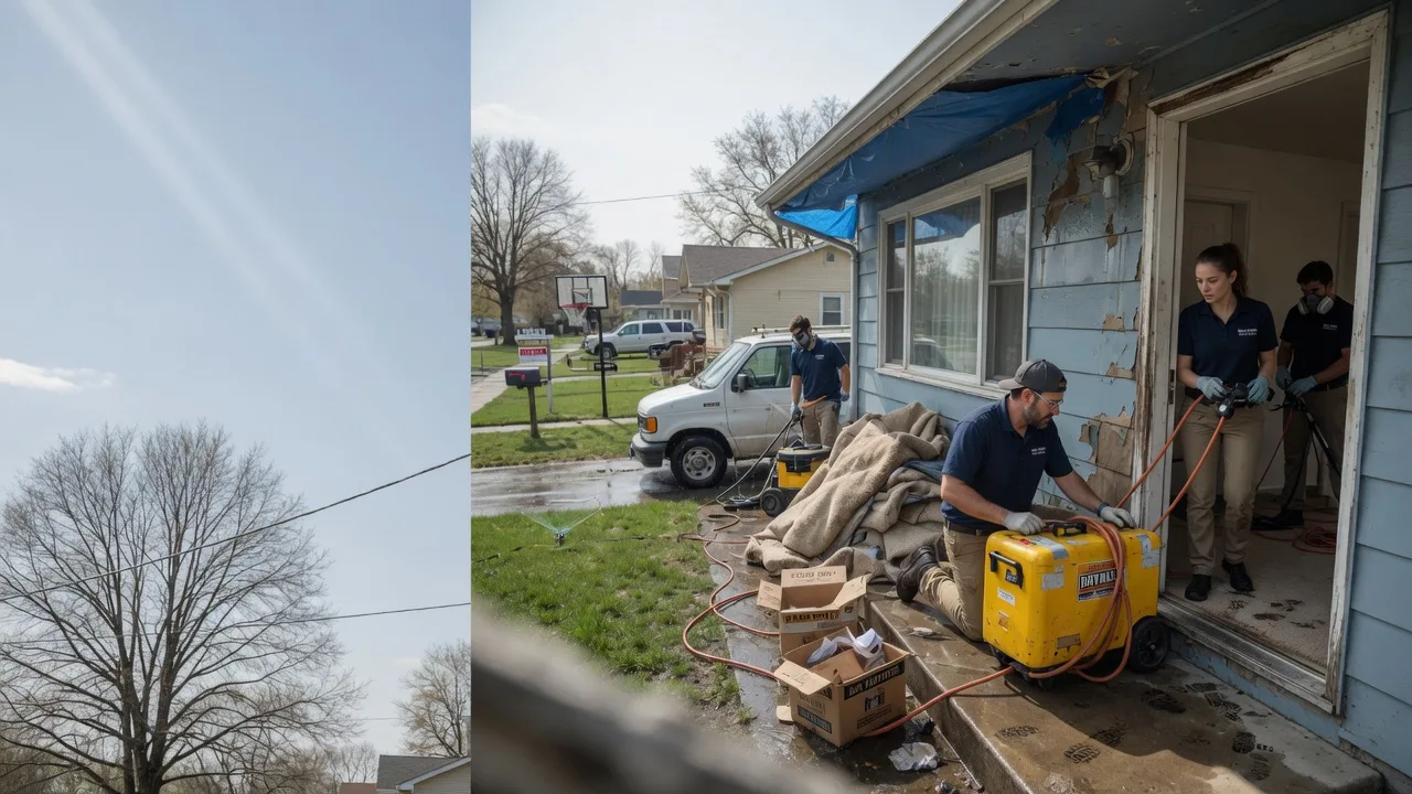 Basement Flood Cleanup in Prague, OK near me